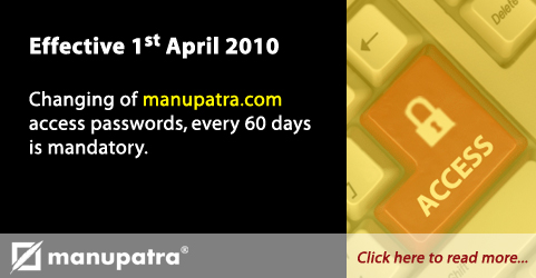 Mandatory Changing of Manupatra Access Password